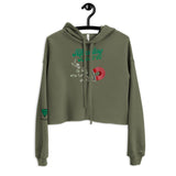 Attract Desires Law of Attraction Affirmation Crop Hoodie