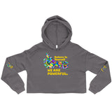 Believe In Yourself We Are Powerful Crop Hoodie