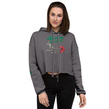 Attract Desires Law of Attraction Affirmation Crop Hoodie