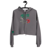 Attract Desires Law of Attraction Affirmation Crop Hoodie