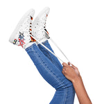 Women’s high top canvas shoes
