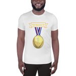 You Deserve It Affirmation Men's Athletic T-shirt Law Of Attraction