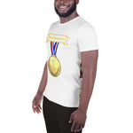 You Deserve It Affirmation Men's Athletic T-shirt Law Of Attraction