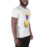 You Deserve It Affirmation Men's Athletic T-shirt Law Of Attraction