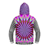 B.W.C. Psychedelic LED Hoodie t-shirt